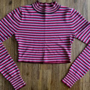 Urban Outfitters Stripe Crop-top